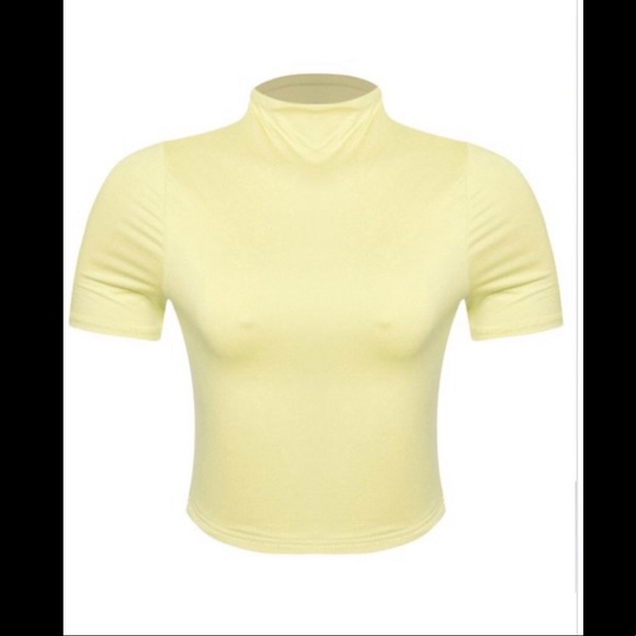 LAST 1 ‼️ JACKIE Mock Neck Crop Top - Picture 6 of 7